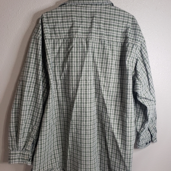 Riggs Workwear by Wrangler plaid button up shirt,  size 3X - Picture 3 of 4